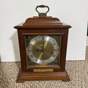 Vintage 1978 Jerome C. Ore Seth Thomas  Clock  Brass Movement & Roman Numerals
